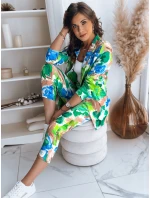 Dámské kalhoty FLOWER GARDEN green FashionStreet UY1482