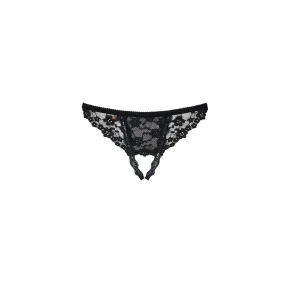 Erotická tanga Letica crotchless thong - OBSESSIVE