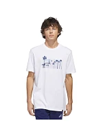 Pánské tričko adidas Summer Sunset Graphic white JZ7544 pánské