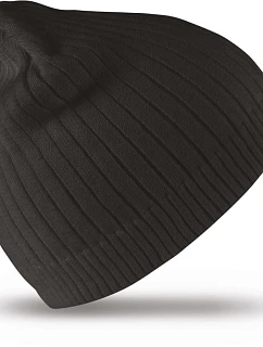 Result Headwear RC 074X Pletená žebrovaná čepice 28.074X black