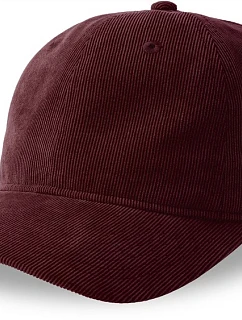 Atlantis Headwear Creep-S 6 panelová manšestrová kšiltovka 33.0227 burgundy