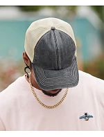 Beechfield B 672 6 panelová kšiltovka Vintage Trucker 53.0672 vintage black/stone Beechfield B 672 6 panelová kšiltovka Vintage Trucker 53.0672 vintage black/stone