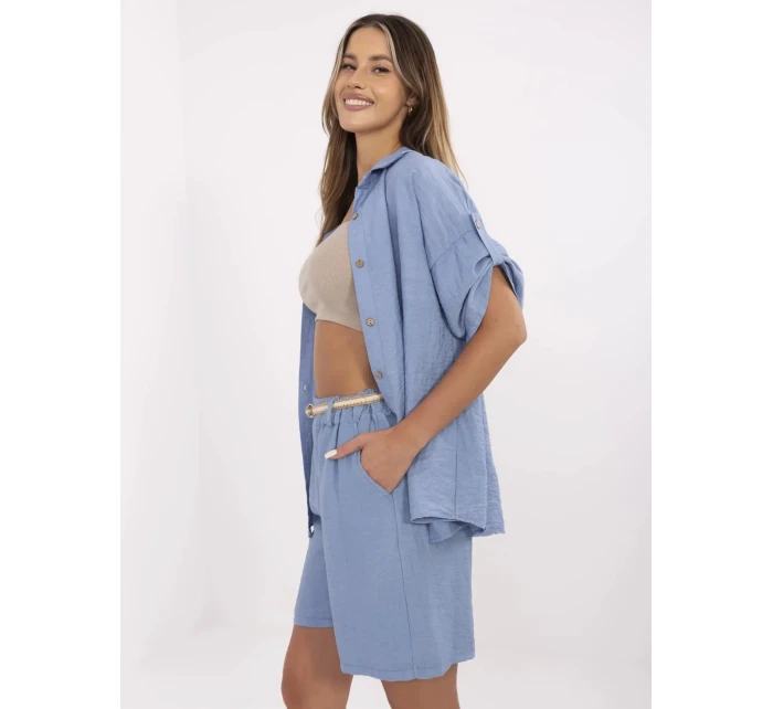 Szorty MI SN model 21151206 niebieski - FPrice Szorty MI SN model 21151206 niebieski - FPrice