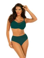Dámské dvoudílné plavky Fashion 18 S940FA18-7 tm. zelené - Self