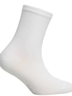 Skarpetki  gładkie z elastanem 2-6 lat WHITE 24-26