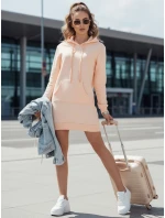 Dámská dlouhá mikina oversize růžová Dstreet model 21964048 - FashionStreet