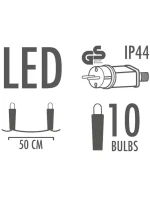 ZAHRADNÍ GIRLANDA PARTY LIGHT 10LED EDISON ZAHRADNÍ GIRLANDA PARTY LIGHT 10LED EDISON