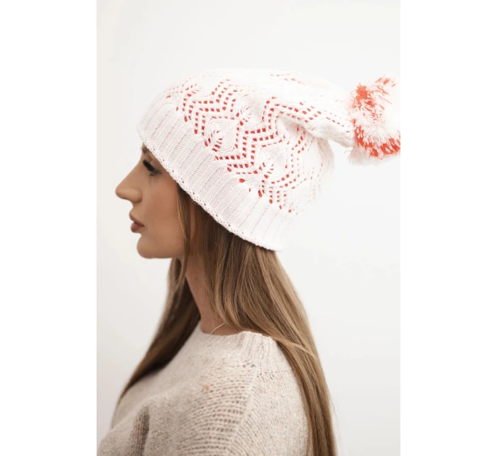 Fleecová čepice Marta K231 ecru