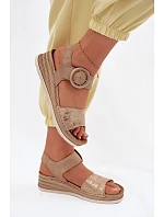 Dámské sandály Inblu RV000013 světle hnědé