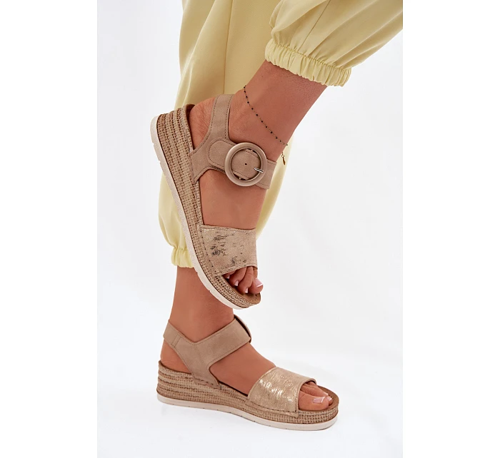 Dámské sandály Inblu RV000013 světle hnědé