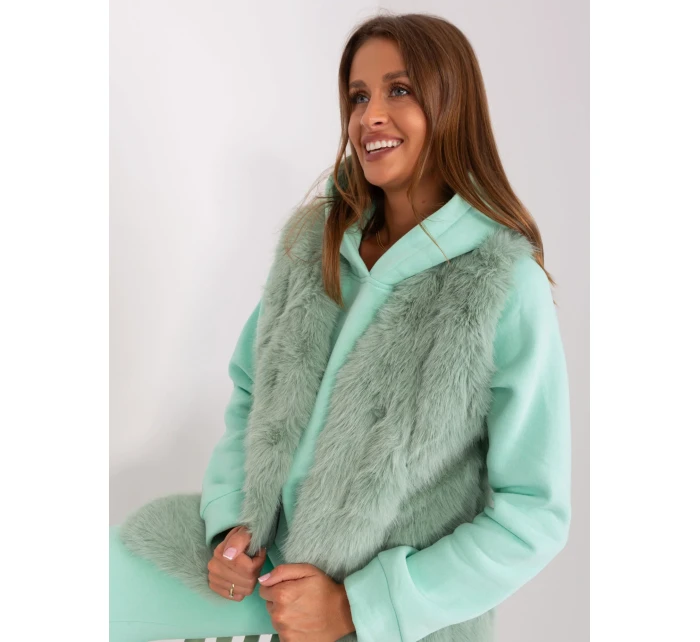 Kamizelka AT KZ model 18975383 pistacjowy - FPrice Kamizelka AT KZ model 18975383 pistacjowy - FPrice