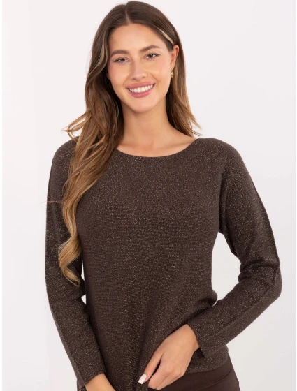 Sweter IT SW model 21480400 ciemny brązowy - FPrice