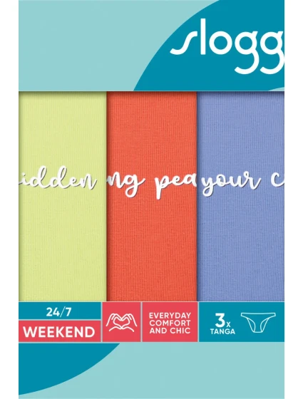 Dámské kalhotky SLOGGI 24/7 WEEKEND TANGA C3P Dámské kalhotky SLOGGI 24/7 WEEKEND TANGA C3P