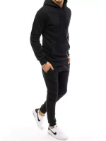 FashionStreet černá pánská tepláková souprava AX0547