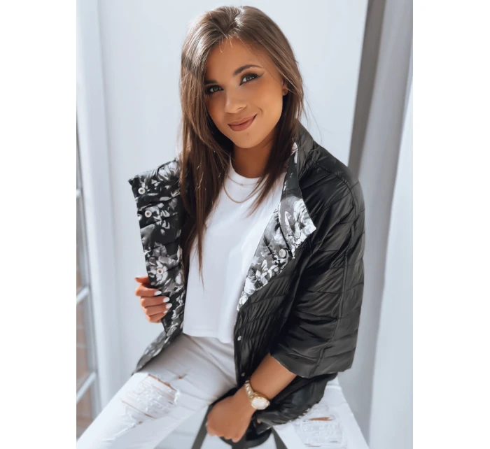 PINK FLOWER dámská bunda černá Dstreet model 21968369 - FashionStreet