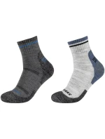 Pánské vlněné ponožky Trail Wool Quarter Socks Grey 3942 model 21387934 - Skechers