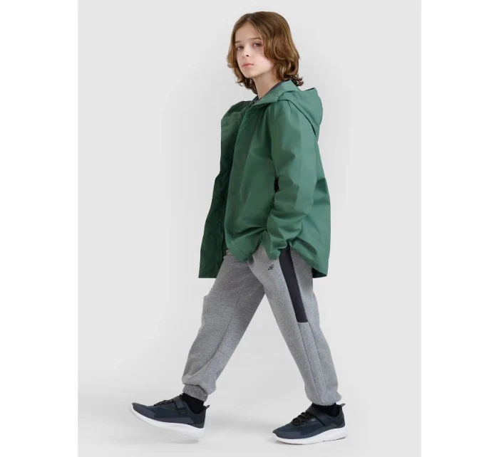 Dětská přechodná bunda do deště s gumovým povrchem 4F 4FJWSS25TJACU213-41S Dětská přechodná bunda do deště s gumovým povrchem 4F 4FJWSS25TJACU213-41S