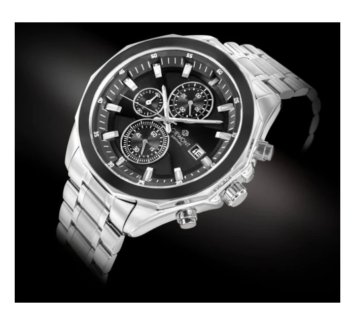 Pánské hodinky Giewont Chronograph Sapphire Silver GW7290-B2 Pánské hodinky Giewont Chronograph Sapphire Silver GW7290-B2