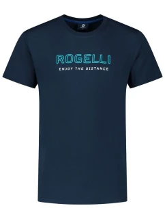 Rogelli pánské tričko LOGO navy blue S