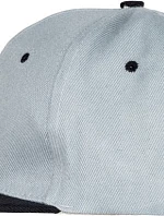 Result Headwear RC 082X 6 panelová kšiltovka s plochým kšiltem 28.082X heather grey/black