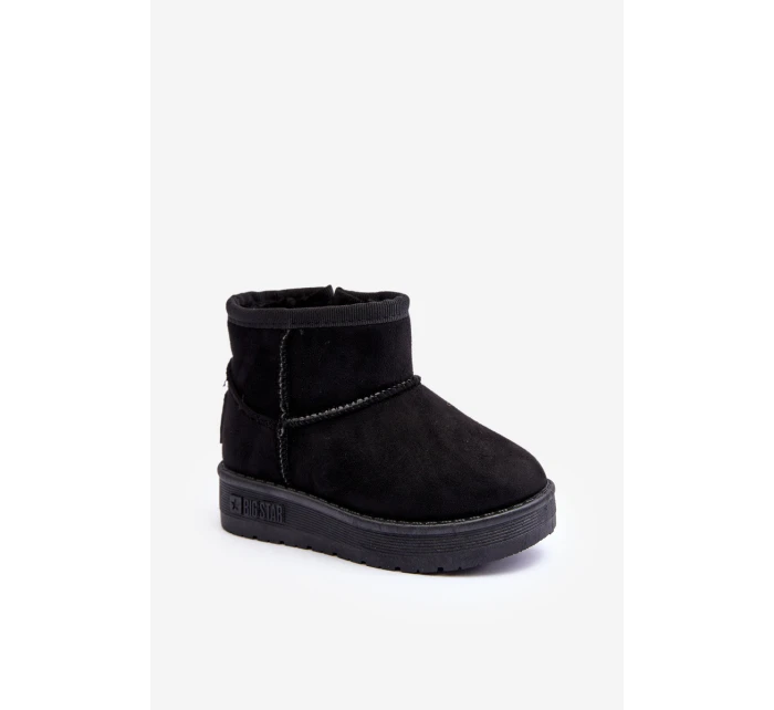 Dětské zimní boty s na zip černé Big Star model 21637314 - Big Star Shoes Dětské zimní boty s na zip černé Big Star model 21637314 - Big Star Shoes