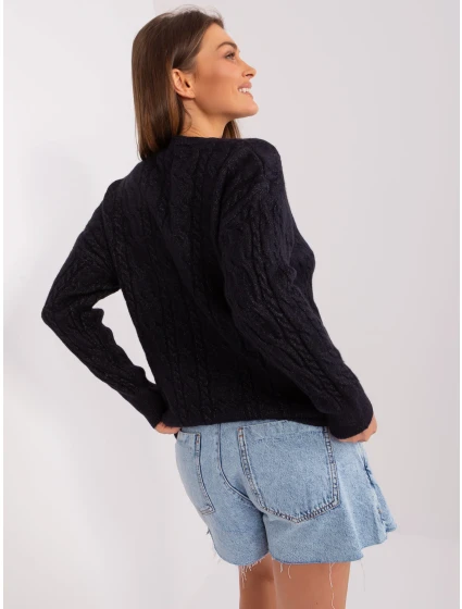 Sweter AT SW model 18884798 czarny - FPrice