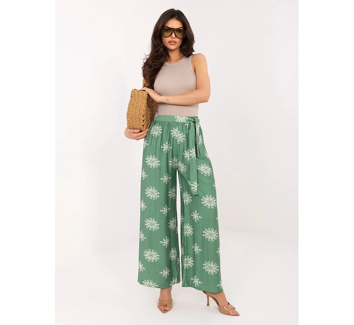 Spodnie SP zielony model 22097797 - FPrice Spodnie SP zielony model 22097797 - FPrice