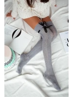 AŽUROVÉ PLETENÉ PONOŽKY SE STUHOU 0835.001 AŽUROVÉ PLETENÉ PONOŽKY SE STUHOU 0835.001