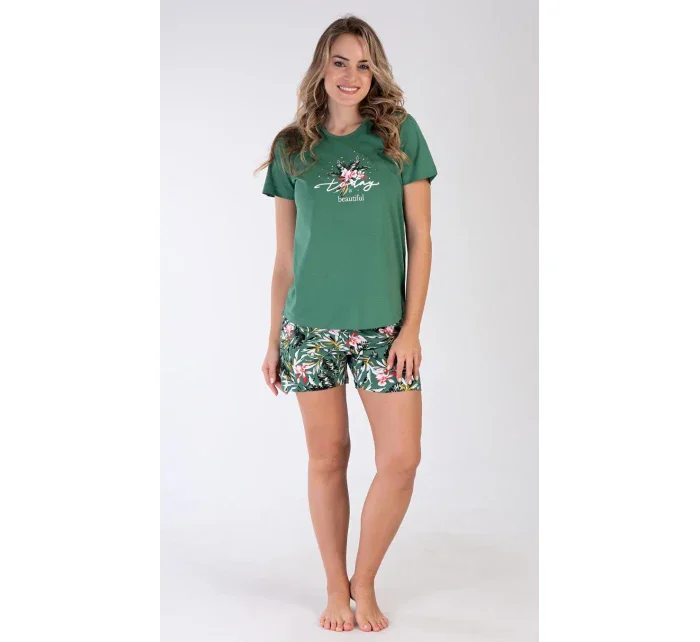 Dámské pyžamo šortky model 19903034 - Vienetta Dámské pyžamo šortky model 19903034 - Vienetta