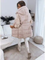 Dámská prošívaná vesta GAMIS béžová FashionStreet TY3293 Dámská prošívaná vesta GAMIS béžová FashionStreet TY3293