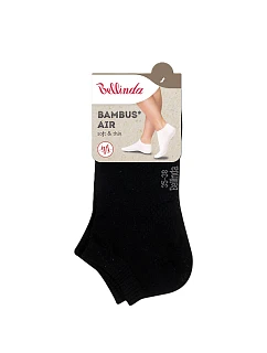 Krátké dámské bambusové ponožky BAMBUS AIR LADIES IN-SHOE SOCKS - BELLINDA - černá