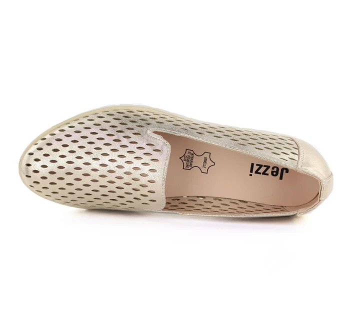 Dámská zlatá prolamovaná obuv Jezzi RMR1628