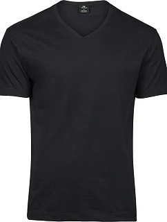 TJ Pánské tričko do V  18. black model 22498538 - Tee Jays