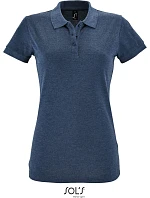 SOL'S Perfect Women Dámské piqué polo 25.1135 heather denim SOL'S Perfect Women Dámské piqué polo 25.1135 heather denim