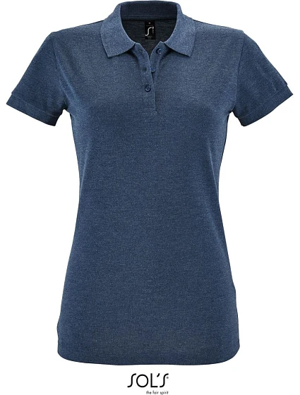 SOL'S Perfect Women Dámské piqué polo 25.1135 heather denim SOL'S Perfect Women Dámské piqué polo 25.1135 heather denim