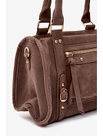 Kabelka z imitace semiše Taupe model 22220869 - Flora&Co Kabelka z imitace semiše Taupe model 22220869 - Flora&Co