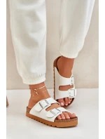 Klasické dámské pantofle Big Star – bílé Klasické dámské pantofle Big Star – bílé