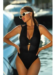 Dámské jednodílné plavky Fashion 23 S1093V-19 černé - Self