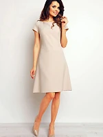Dámské šaty M086 béžová - Infinite You