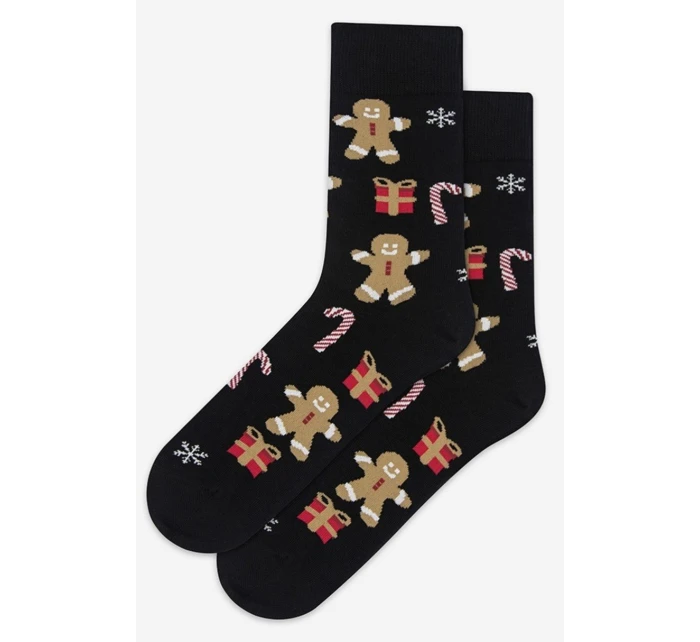 Vzorované vánoční ponožky U04.156 Vzorované vánoční ponožky U04.156