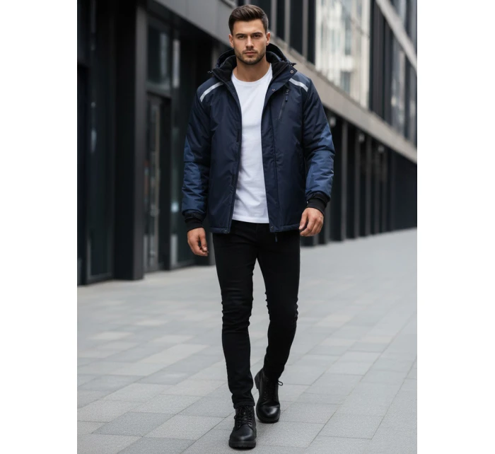 FashionStreet pánská tmavě modrá lyžařská bunda TX5129