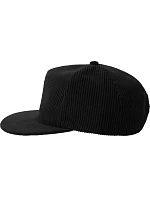 5 panelová manšestrová kšiltovka black model 22456315 - Atlantis Headwear 5 panelová manšestrová kšiltovka black model 22456315 - Atlantis Headwear