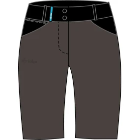 Dámské kraťasy model 17332524 tmavě šedá - Kilpi Dámské kraťasy model 17332524 tmavě šedá - Kilpi