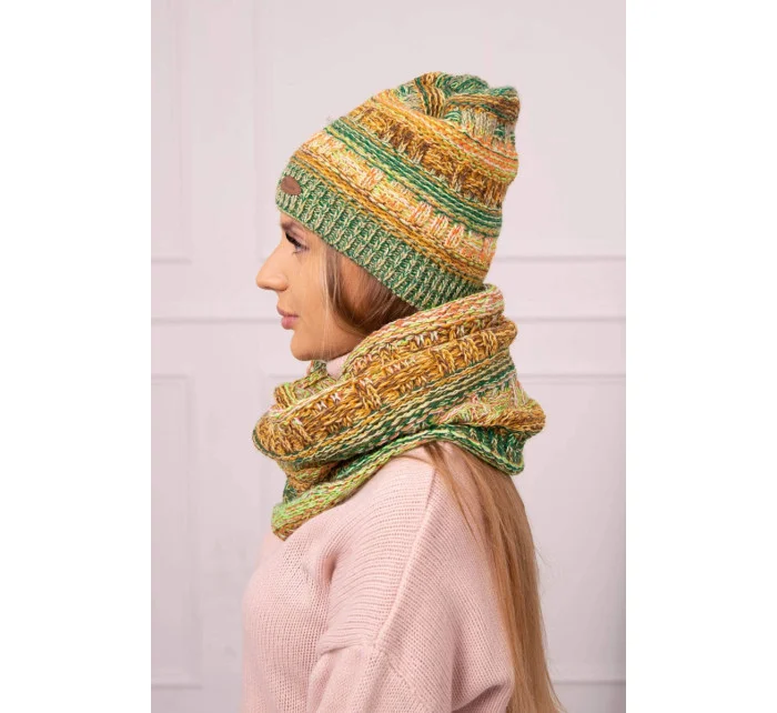 Dámská souprava s fleecem Felix K411 oranžová+zelená Dámská souprava s fleecem Felix K411 oranžová+zelená