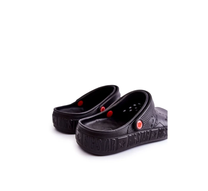 Pánské lehké pantofle Big Star model 21593908 Černá - Big Star Shoes Pánské lehké pantofle Big Star model 21593908 Černá - Big Star Shoes