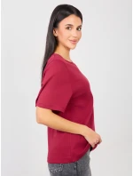 T shirt RV TS model 21888959 bordowy - FPrice T shirt RV TS model 21888959 bordowy - FPrice