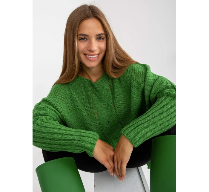 Dámský svetr TW SW BI M559 zelený