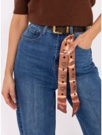 Spodnie jeans SP  ciemny niebieski model 21734246 - FPrice