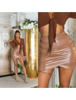 Sexy Koucla Highwaist faux leather skirt