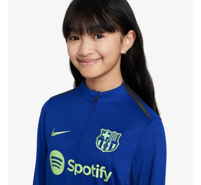 Nike FC Barcelona DF Academy Pro Drill Top Jr Mikina FQ2756-418